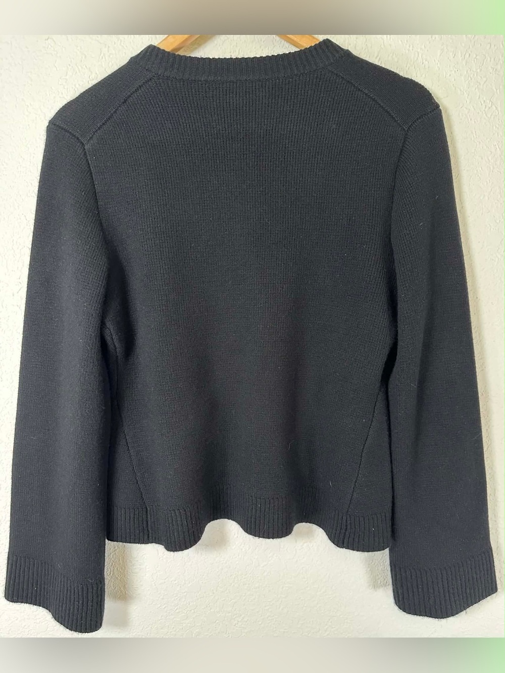 Quince Black Mongolian Cashmere Structured Cardigan - Picture 8 of 8